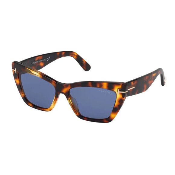 NEW TOM FORD SUNGLASSES HAVANA WOMEN CAT EYE EYEWEAR - Picture 1 of 3